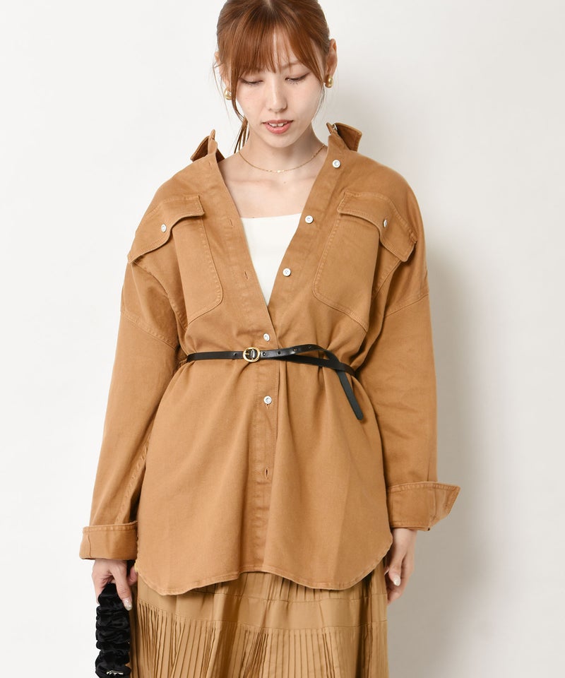Healthy DENIM｜ヘルシーデニム｜Almond｜オーバーシャツ